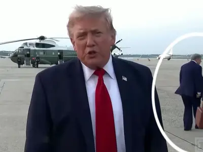 Trump Body Double Theory Reignited by World Cup Interview Background Man