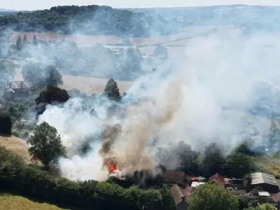 UK Heatwave: Three Wildfires Break Out, Houses Evacuated