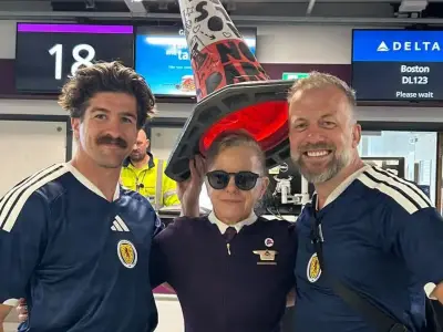 Viral Tartan Army traffic cone gifted to Boston as symbol of friendship
