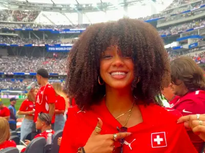 World Cup Fans Demand Identity of Stunning Swiss Supporter Eva Ndoye