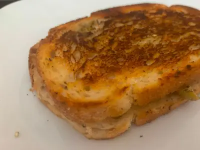 Za'atar and Olive Cheese Toastie Recipe: Two Ingredients Elevate Your Lunch