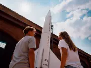 30-Foot Rocket Lands at Manchester Science Museum for Summer Fun