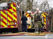 40 firefighters tackle massive blaze near Alexandra Palace in London