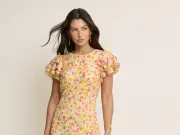 £45 Nobody's Child Frill Sleeve Lola Midi Dress: 'Felt Amazing' at Wedding