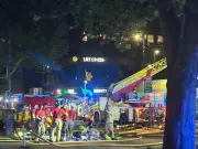 80 Firefighters Battle Blaze Near Turnpike Lane Tube Station in North London