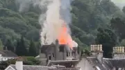 Abandoned Largs Mansion Destroyed in Four-Hour Blaze