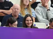 Adam Peaty supported by Holly Ramsay at Commonwealth Games after family swipe
