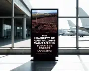 Adelaide airport pulls conservation ads but keeps gas and mining ads