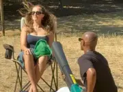 Aldi Leaf Blower Used as Fan in UK Heatwave Stunt