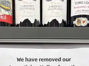 Aldi Removes Argentinian Malbec in World Cup Solidarity Stunt