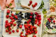 Alexina Anatole's Savory Summer Berry Recipes: Spicy Fish Sandos, Feta Scones, and More