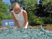 Amy Dowden Unveils Tiny Statue of Herself in Caerphilly Park