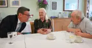 Andy Burnham left red-faced by hilarious pensioner who doesn't know who he is