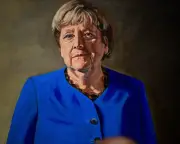 Angela Merkel Portrait Unveiled at Berlin Ceremony