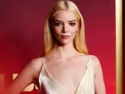 Anya Taylor-Joy Dazzles in Pearl Satin at Lucky Premiere