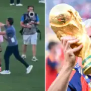Argentina coach Roberto Ayala apologises for punching Spain star Dani Olmo after World Cup final
