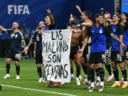 Argentina face FIFA punishment for Falklands banner after World Cup win over England