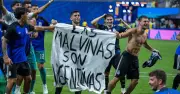 Argentina Players Keep Falklands Banner, Refuse to Return to Fan