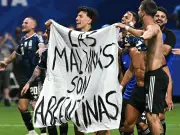 Argentina Players Spark Fury with Falklands Banner After World Cup Win