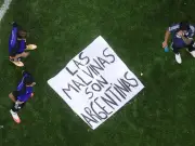 Argentina Players Taunt England with Falklands Banner After World Cup Win