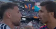 Argentina's Otamendi and Rodri Clash in Ugly World Cup Final Scenes