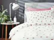 Argos Pink Spot Bedding Set Reduced to £9.80 in 30% Off Sale