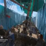 Assassin's Creed Black Flag Resynced Glitch Splits Sea, Sends Ships Underwater