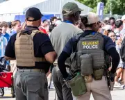 Atlanta Police Boost Security for England v Argentina World Cup Semi-Final