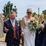 Axed Corrie star Sean Wilson marries girlfriend in countryside wedding
