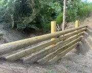 Beaver-style leaky dams in Norfolk amid drought and flood extremes