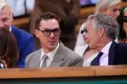 Benedict Cumberbatch Watches Wimbledon Quarter-Finals from Royal Box