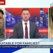 Bimini leads rally against GB News after guest links LGBT+ people to paedophiles
