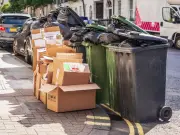 Binman settles debate over excess rubbish next to wheelie bin
