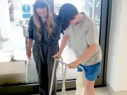 Boy, 14, has 6-inch chunk of flesh removed after bacteria infects leg in lake