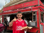 Boy, 9, Surprises Strangers with Free Meals at Spud Bros Trafford Centre Opening