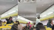 Brit Dressed as Air Stewardess Dances Wildly on Ryanair Hen Do Flight