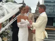 Brookside Star Philip Olivier Marries Amy Virtue on Royal Daffodil in Liverpool