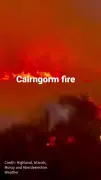 Cairngorm Wildfire Flare Ups as Crews Hit 200 Hours Fighting Flames