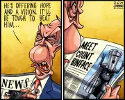 Cartoon: Nigel Farage’s deadliest foe is himself