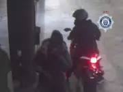 CCTV Images of Bank Robbers on Motorbike Released by Cheshire Police
