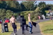 CCTV shows teen killers congratulating each other after murder