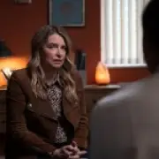 Charity Dingle Learns Noah's Plans and Returns to Support Group in Emmerdale