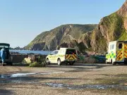 Child Falls from Rocks on Scottish Coast, Rushed to Hospital