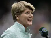 Clare Balding admits she couldn't help dancing despite wife's warning