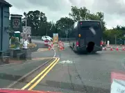 Coach stopped by resident after bridge weight limit monitors walk out