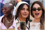 Cynthia Erivo, Priyanka Chopra, Lily James in Wimbledon Royal Box on Day 11