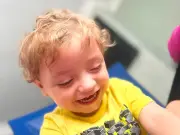 Dad describes 'terrifying' moment toddler turned grey before brain injury diagnosis