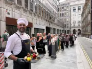 Dad Tears Up as Customers Flock to New Liverpool Bakery Minutes After Opening