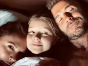 David Beckham's Birthday Tribute to Harper as Brooklyn Stays Silent Amid Feud
