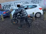 Delivery driver tracks e-bike thief with AirTag in Glasgow